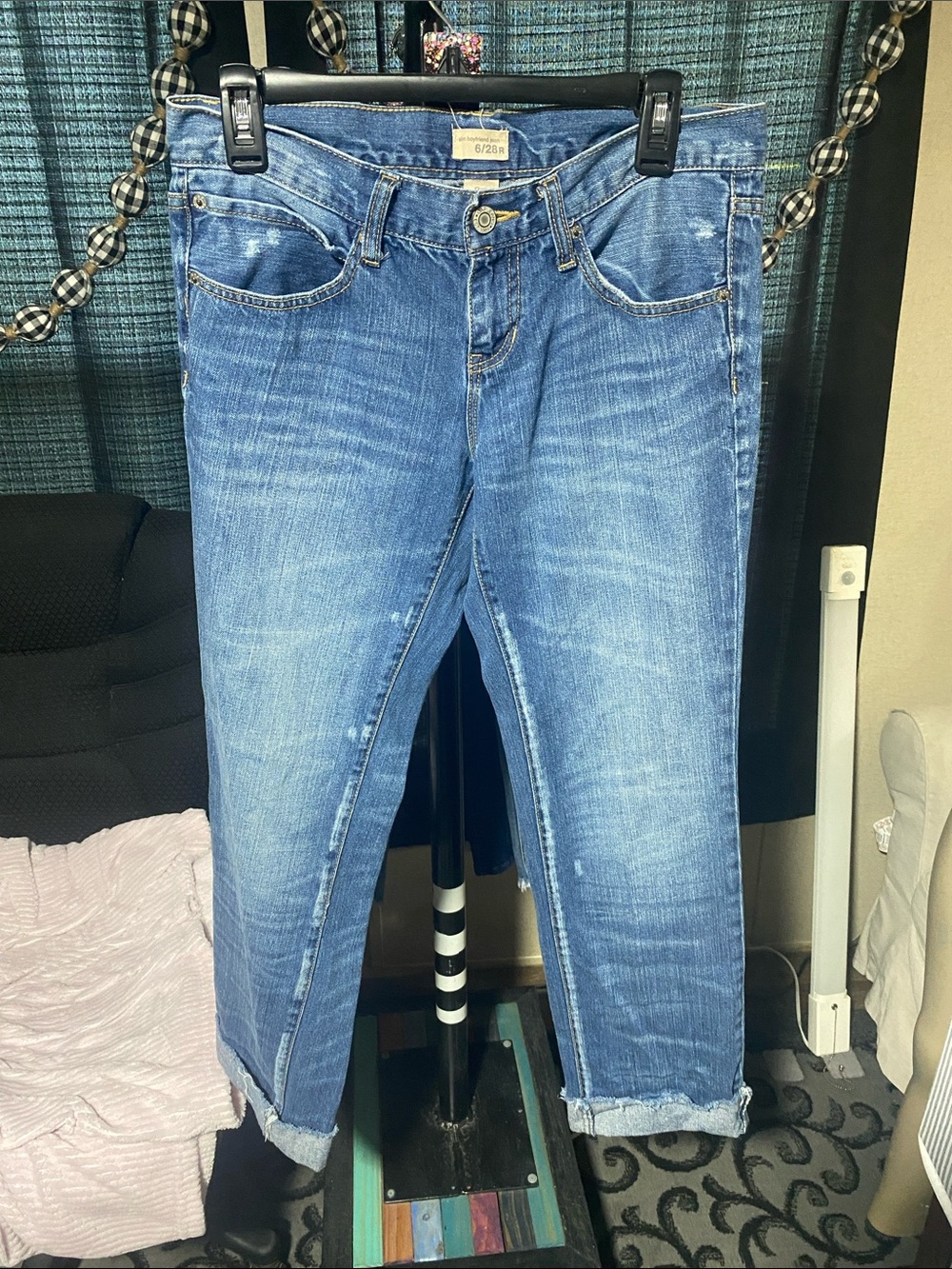 GAP Light Blue Cropped Ankle Jeans